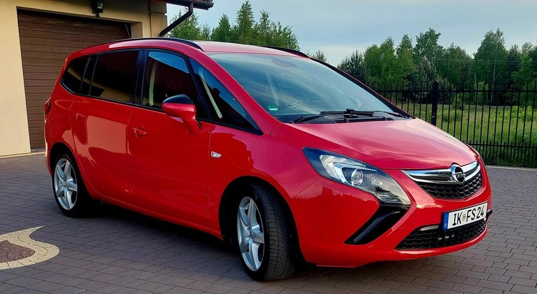 Opel Zafira cena 27500 przebieg: 204346, rok produkcji 2012 z Nisko małe 106